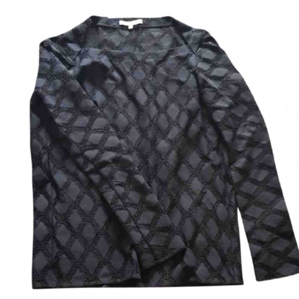 Maje | Black Lace Blouse